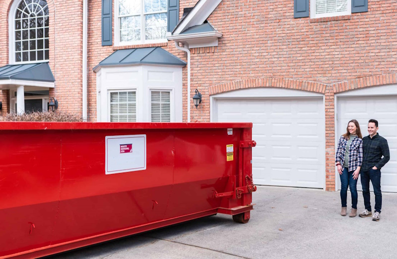 happy dumpster rental customers
